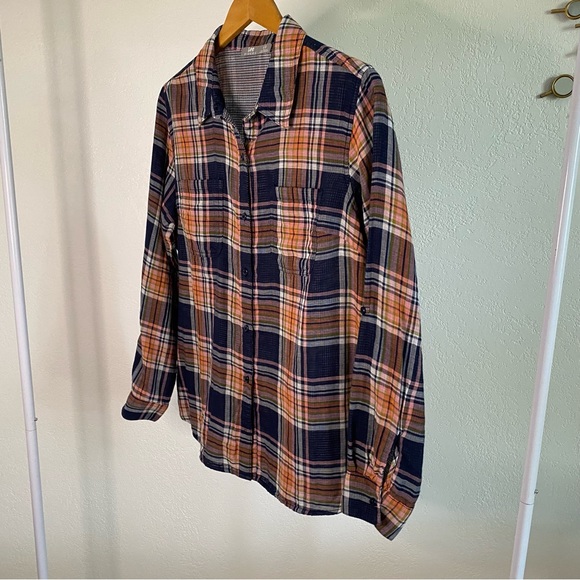 Lee Rider Pink Blue Lightweight Long Sleeve Button Up Shirt - Picture 3 of 9